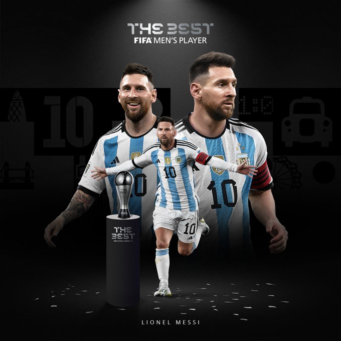 Messi remporte le trophée « The Best » 2023